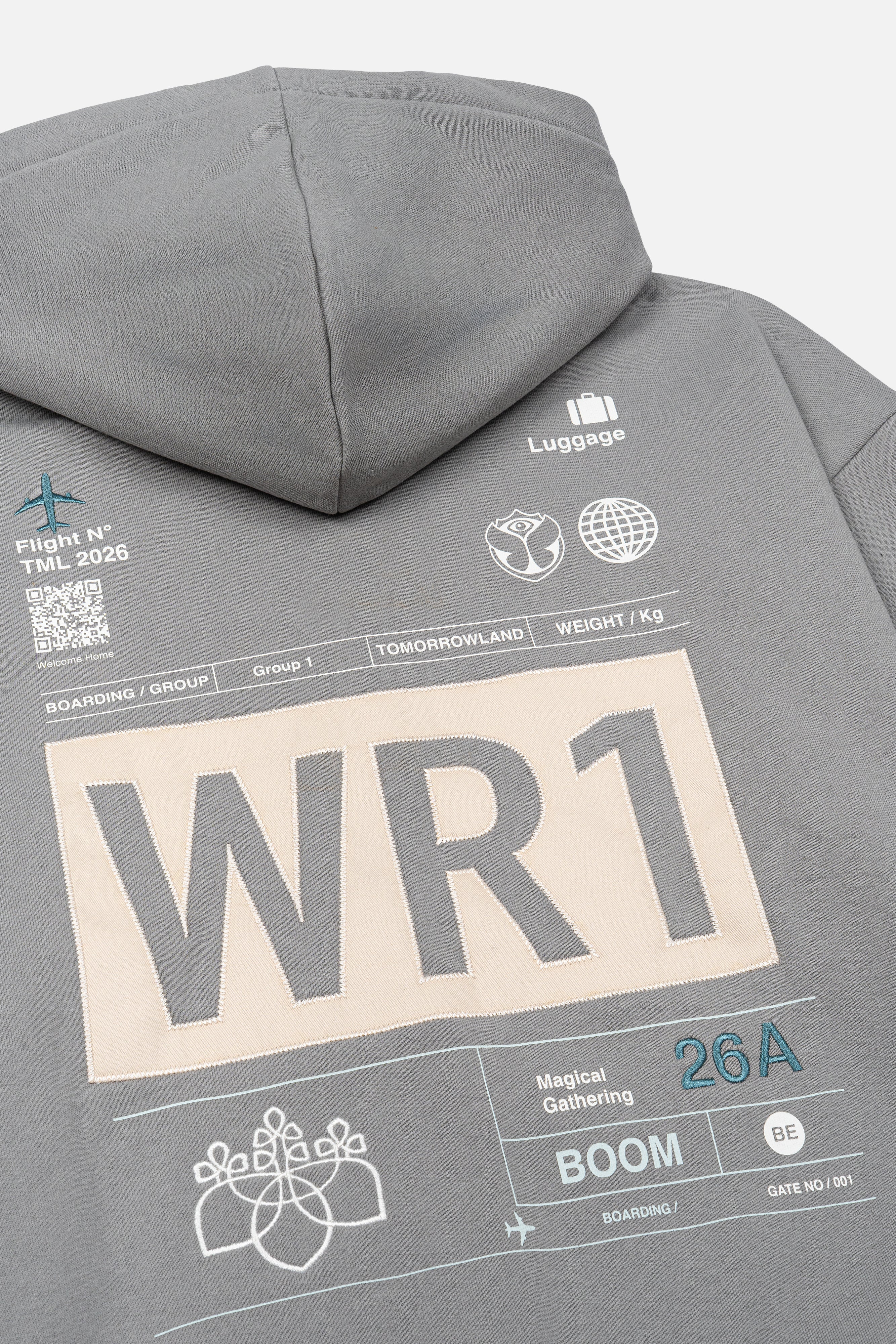 Boarding Pass Hoodie Women - Image 2