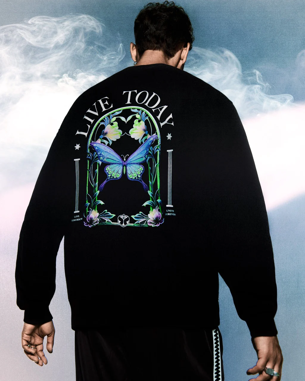Butterfly Live Today Sweatshirt - Image 2