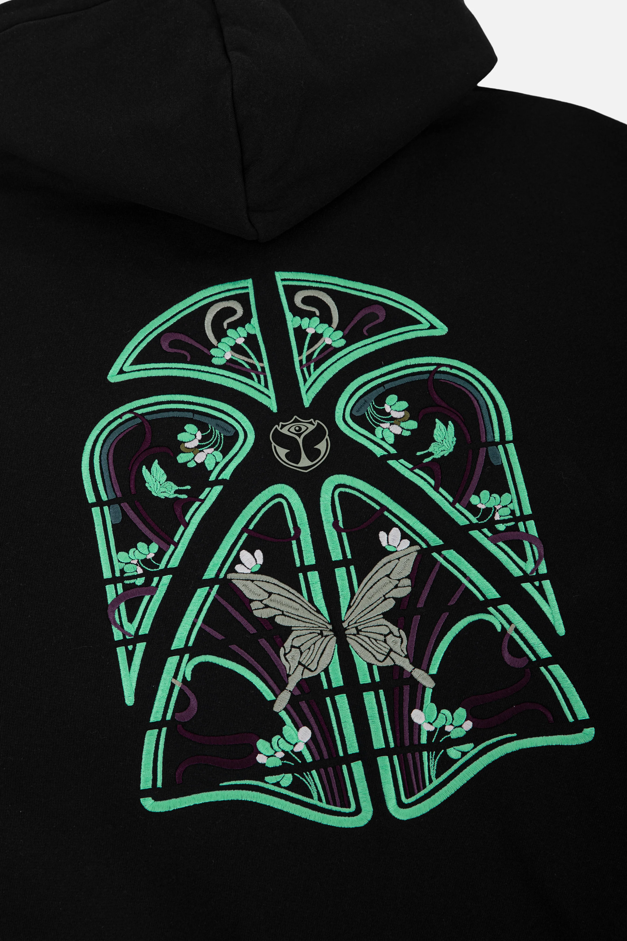 Butterfly Vitrail Hoodie - Image 2