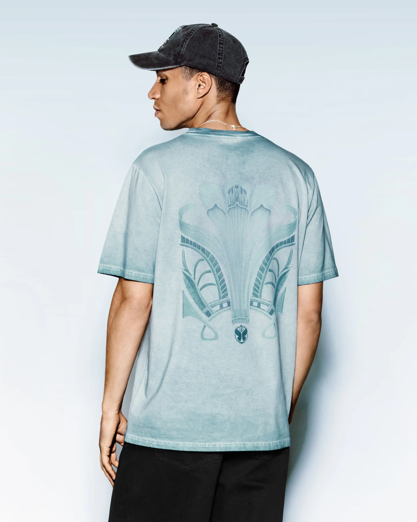 Flower Stamp T-Shirt - Image 2