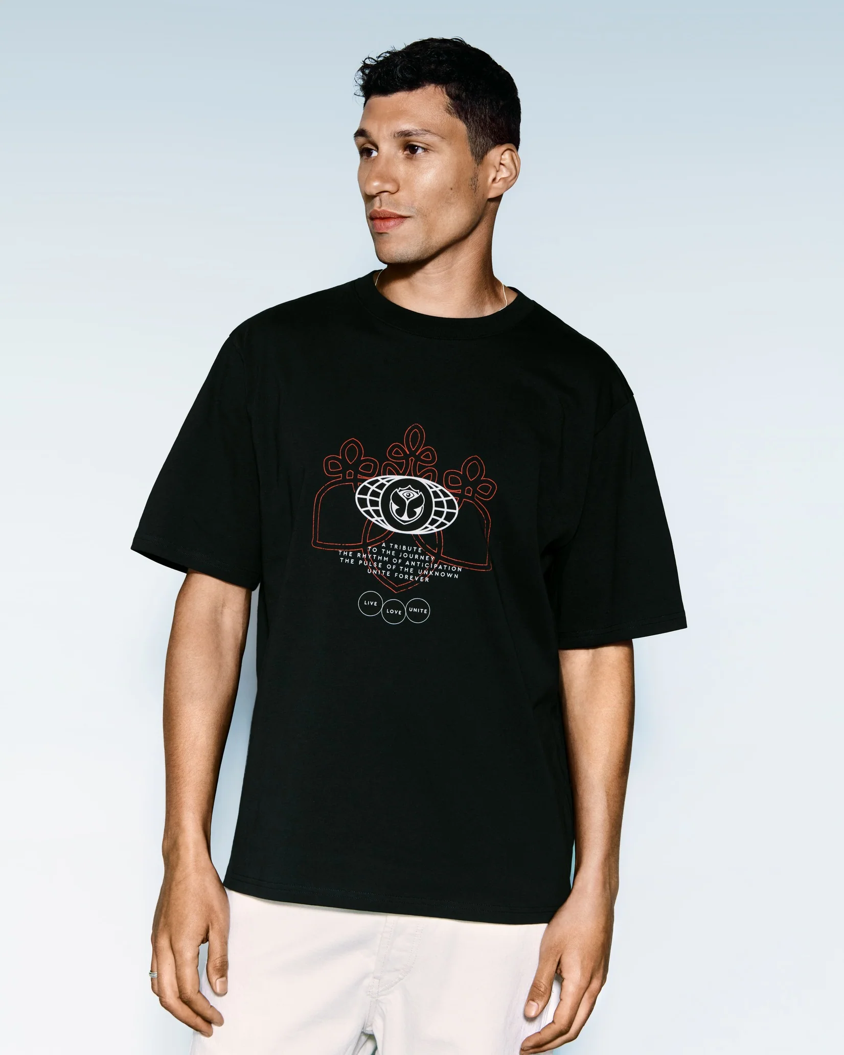 Globe Stamp T-Shirt - Image 2